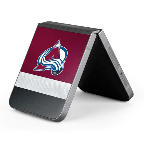 NHL Colorado Avalanche Jersey Galaxy Z Flip6 Skin