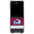 NHL Colorado Avalanche Jersey Galaxy Z Flip6 Clear Case