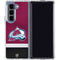 NHL Colorado Avalanche Jersey Galaxy Z Fold5 5G Clear Case