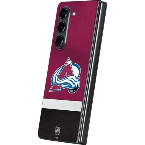 NHL Colorado Avalanche Jersey Galaxy Z Fold5 5G Skin