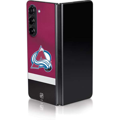 NHL Colorado Avalanche Jersey Galaxy Z Fold5 5G Skin