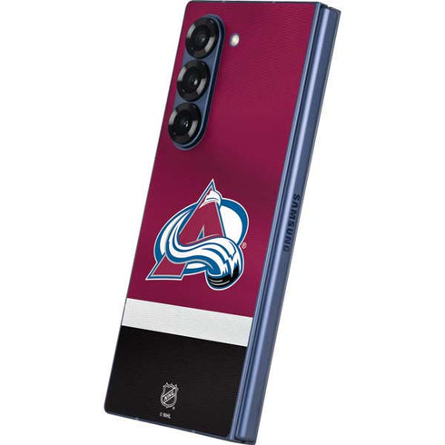 NHL Colorado Avalanche Jersey Galaxy Z Fold6 Skin