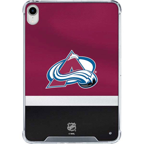 NHL Colorado Avalanche Jersey iPad 11th Gen (2025) Clear Case
