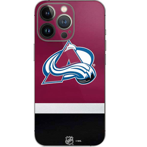 NHL Colorado Avalanche Jersey iPhone 14 Pro Skin