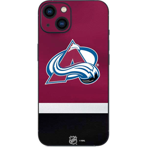 NHL Colorado Avalanche Jersey iPhone Skins