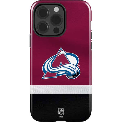 NHL Colorado Avalanche Jersey iPhone 15 Pro Impact Case
