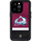 NHL Colorado Avalanche Jersey iPhone 15 Pro Waterproof Case
