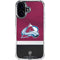 NHL Colorado Avalanche Jersey iPhone 16 Plus Clear Case