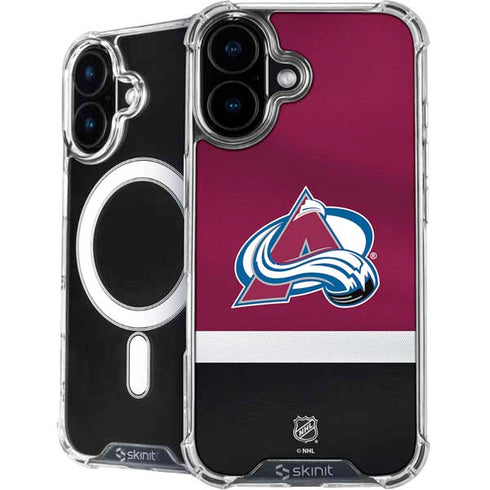 NHL Colorado Avalanche Jersey iPhone 16 Plus MagSafe Case