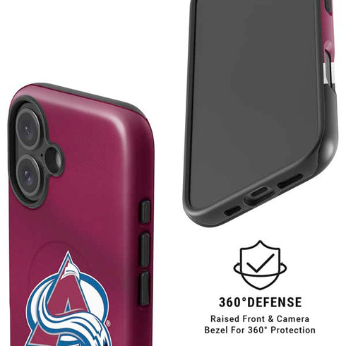 NHL Colorado Avalanche Jersey iPhone 16 Plus Magsafe Impact Case