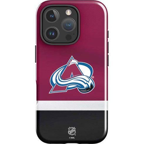 NHL Colorado Avalanche Jersey iPhone 16 Pro Max Impact Case
