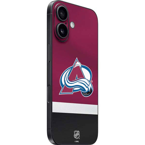 NHL Colorado Avalanche Jersey iPhone 16 Skin