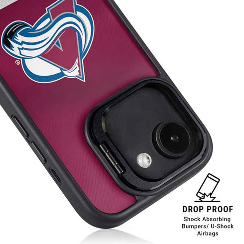 NHL Colorado Avalanche Jersey iPhone 16e Kickstand Case