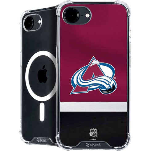 NHL Colorado Avalanche Jersey iPhone 16e MagSafe Case