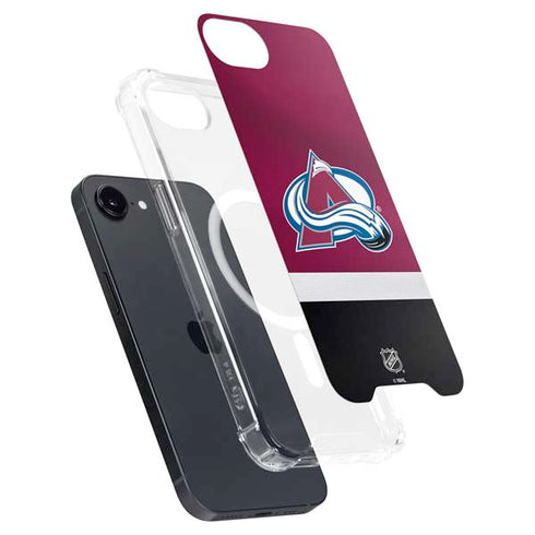 NHL Colorado Avalanche Jersey iPhone 16e MagSafe Case