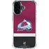 NHL Colorado Avalanche Jersey iPhone 17 Clear Case