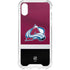 NHL Colorado Avalanche Jersey iPhone XS Clear Case