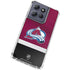 NHL Colorado Avalanche Jersey Moto G 5G (2025) Clear Case