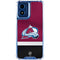 NHL Colorado Avalanche Jersey Moto G 5G (2024) Clear Case