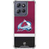NHL Colorado Avalanche Jersey Moto G Stylus 5G (2025) Clear Case