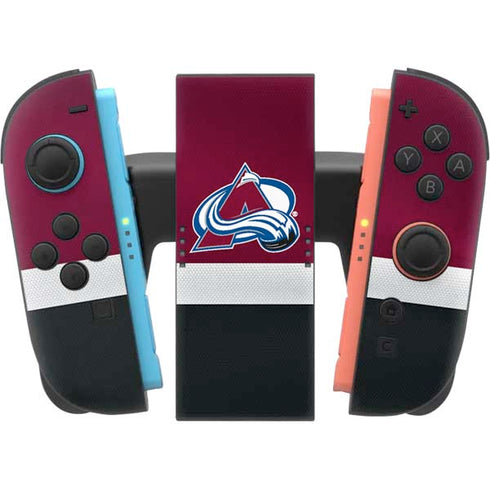 NHL Colorado Avalanche Jersey Nintendo Switch 2 (2025) Joy-Con Controller Skin