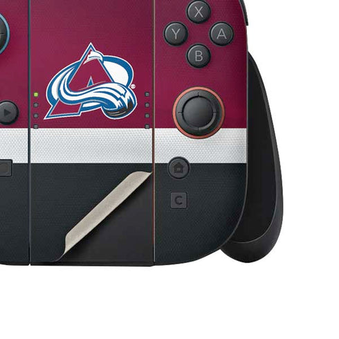 NHL Colorado Avalanche Jersey Nintendo Switch 2 (2025) Joy-Con Controller Skin
