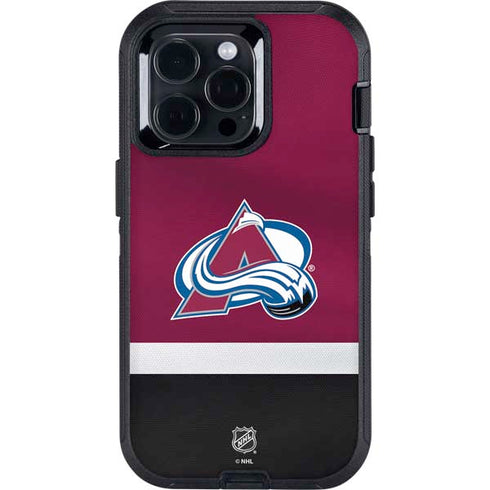 NHL Colorado Avalanche Jersey Otterbox Defender iPhone Skin