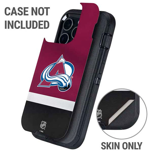 NHL Colorado Avalanche Jersey Otterbox Defender iPhone Skin