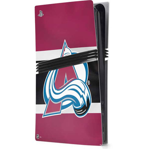 NHL Colorado Avalanche Jersey PS5 Pro Console Skin