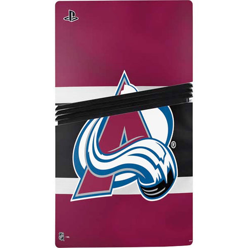 NHL Colorado Avalanche Jersey PS5 Pro Console Skin