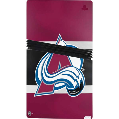 NHL Colorado Avalanche Jersey PS5 Pro Console Skin