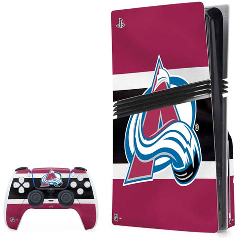 NHL Colorado Avalanche Jersey PS5 Pro Disk Bundle Skin