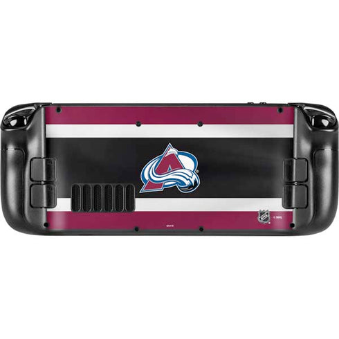 NHL Colorado Avalanche Jersey Steam Deck Handheld Gaming Computer Skin