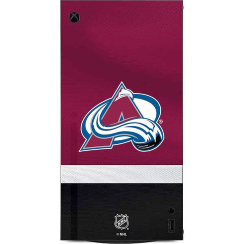 NHL Colorado Avalanche Jersey XBox Series X Digital Edition Console Skin
