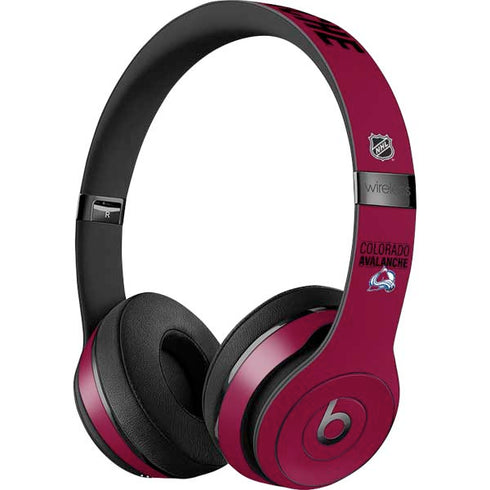 NHL Colorado Avalanche Lineup Beats Solo 3 Wireless Skin
