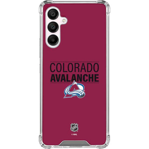 NHL Colorado Avalanche Lineup Galaxy A16 5G Clear Case