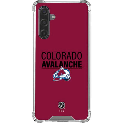 NHL Colorado Avalanche Lineup Galaxy A17 Clear Case