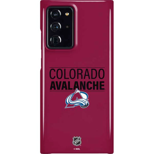 NHL Colorado Avalanche Lineup Galaxy Cases