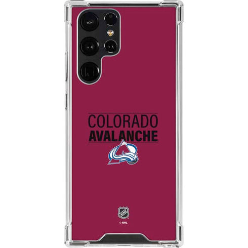 NHL Colorado Avalanche Lineup Galaxy S23 Ultra Clear Case