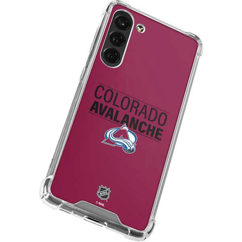 NHL Colorado Avalanche Lineup Galaxy S24 FE Clear Case