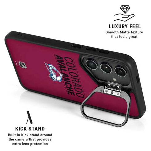 NHL Colorado Avalanche Lineup Galaxy S24 FE Kickstand Case