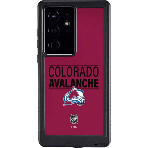 NHL Colorado Avalanche Lineup Galaxy S24 Ultra Waterproof Case