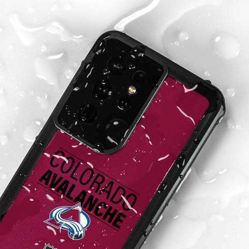 NHL Colorado Avalanche Lineup Galaxy S24 Ultra Waterproof Case