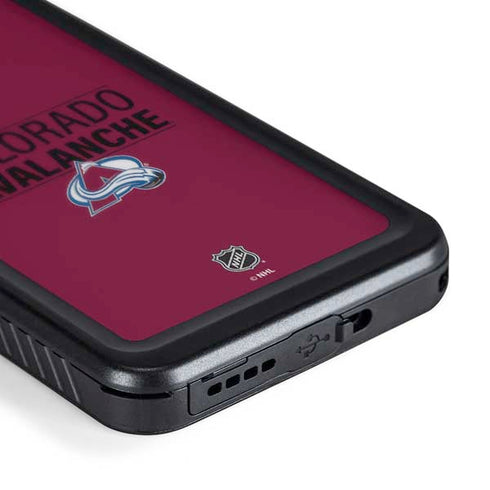 NHL Colorado Avalanche Lineup Galaxy S24 Waterproof Case
