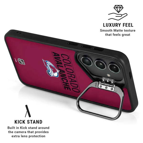 NHL Colorado Avalanche Lineup Galaxy S26 Kickstand Case