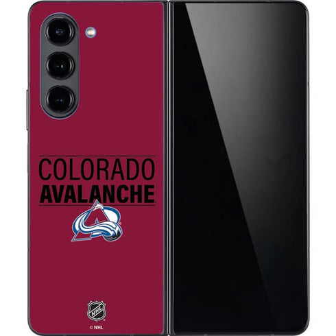 NHL Colorado Avalanche Lineup Galaxy Z Fold5 5G Skin