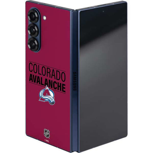 NHL Colorado Avalanche Lineup Galaxy Z Fold6 Skin