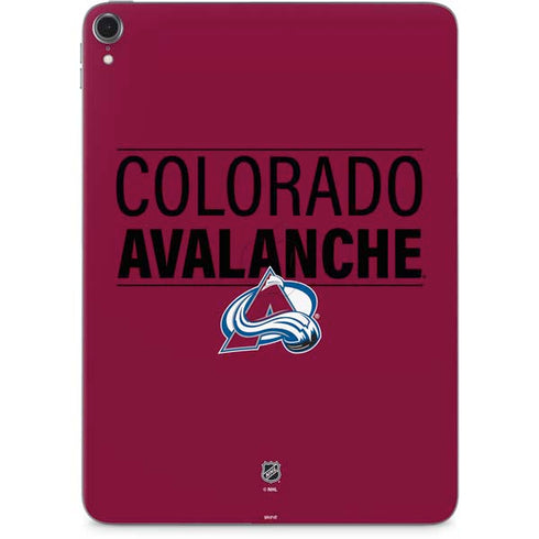 NHL Colorado Avalanche Lineup Apple iPad Pro Skin