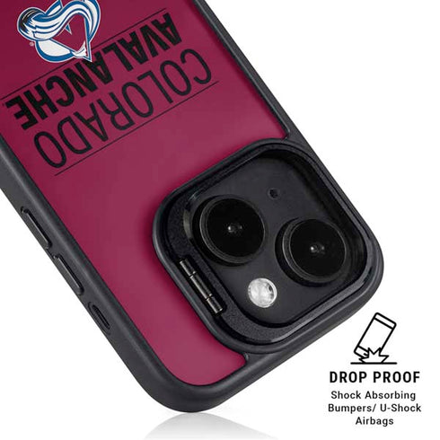 NHL Colorado Avalanche Lineup iPhone 13 Kickstand Case