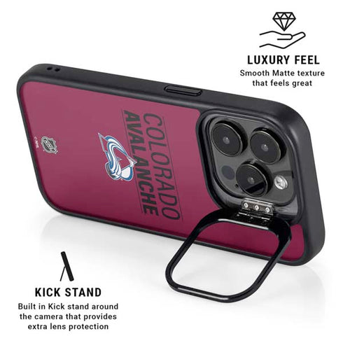 NHL Colorado Avalanche Lineup iPhone 13 Pro Max Kickstand Case